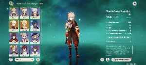 Conta Genshin Impact Kazuha Ar25