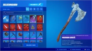 conta de fortnite com 1400 earnings