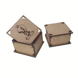 Kit 20 caixa com tampa 05x05cm personalizada MDF,... - Artesanato e Personalizados