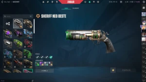pra hj! conta valorant ascendente 1 muitas skins