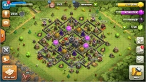 CLASH OF CLANS CV9 FULL 5500 GEMAS