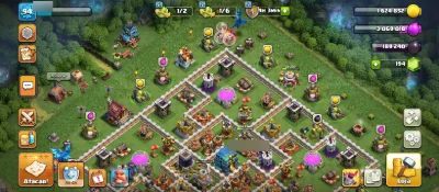 Conta Clash of Clans CV 12 Semifull - Acesso total 100%