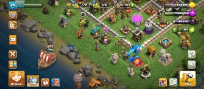 Conta Clash of Clans CV 12 Semifull - Acesso total 100%