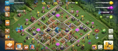 Conta Clash of Clans CV 12 Semifull - Acesso total 100%