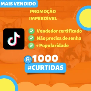 Pack 1K Curtidas No Tiktok Promoção !! - Redes Sociais