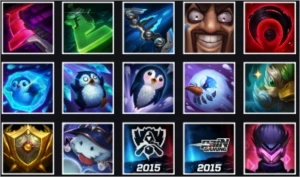 LoL - 136 Skins, Platina V - Muita coisa unica - League of Legends