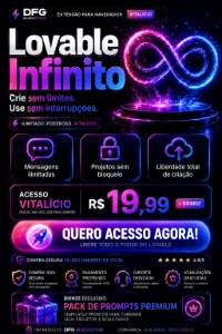 Lovable Pro Conta 90 dias • Acesso Automático R$ 19,99