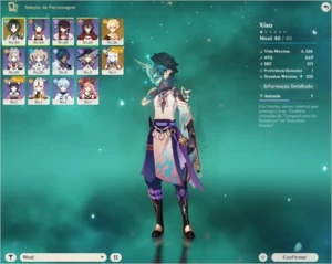 Ar 20 Xiao + Shenhe preço negociável - Genshin Impact