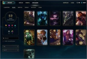Conta League of Legends season 3 LOL
