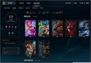 Conta League of Legends season 3 LOL