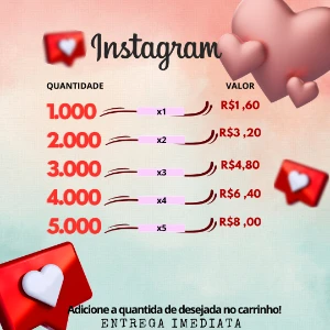 [Promoção] 1K De Seguidores No Instagram Por Apenas R$ 1,60 - Redes Sociais