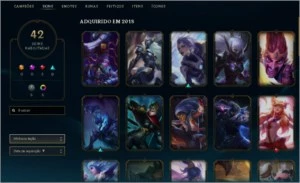 CONTA MESTRE - League of Legends LOL