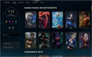 Conta de league of legends LOL