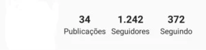 Conta Instagram com 1.200 seguidores - Redes Sociais