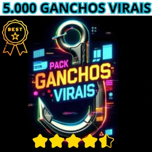 5.000 Ganchos de Vídeos Virais - ENTREGA AUTOMÁTICA - Outros