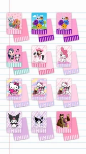 Arquivo Digital Capa de Caderno Brochura Menina - Outros