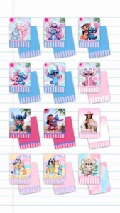 Arquivo Digital Capa de Caderno Brochura Menina - Outros