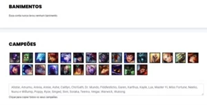 Conta Platina 4 com 26 Champs e 7 Skins - League of Legends LOL