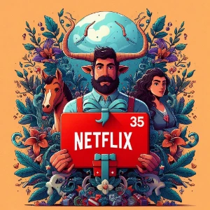 Gift Card Digital Netflix - R$35,00