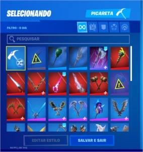 Conta de Fortnite com mais de 120 jogos na Epic