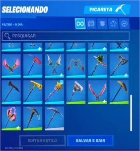 Conta de Fortnite com mais de 120 jogos na Epic