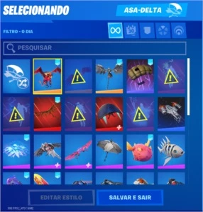 Conta de Fortnite com mais de 120 jogos na Epic