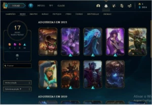conta prata 2 - League of Legends LOL