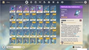 Conta Genshin Impact Eula AR 28 com 39 Destinos Entrelaçados