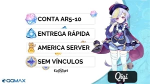 Queima no Estoque - CONTA COM QIQI 5⭐ AR5-10 - Genshin Impact