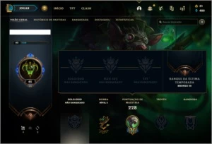 Conta unranked MONO ADC com 57 skins e 75 champs - League of Legends LOL
