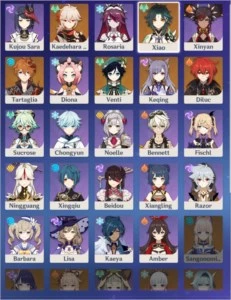 Conta Genshin Ar55 |9xT5*, Xiao c1, Lança de Jade, Childe C1 - Genshin Impact