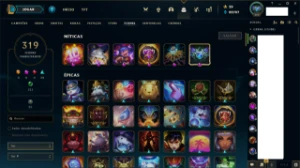 Conta LOL level 282 "Conta season 3" 214 Skins - League of Legends: Wild Rift LOL WR