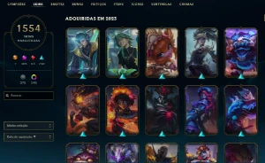 Conta league of legends 1562 SKINS LOL