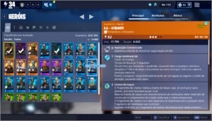 CONTA DE FORTNITE COM SALVE O MUNDO