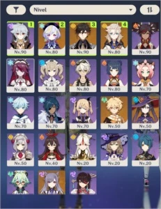 Genshin Impact - Zhong, Albedo, Mona, Qiqi, Keqing