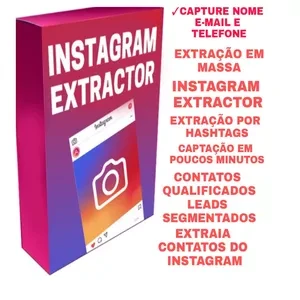 Extrator De Contato Instagram - Pc - (Instagram) - Outros