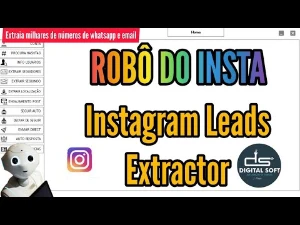 Extrator De Contato Instagram - Pc - (Instagram)