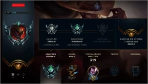 Conta Platina 3 - Desde a season 4 - League of Legends LOL