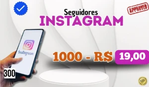 Aumente Seu Engajamento: 1k de Seguidores no Instagram por A - Redes Sociais