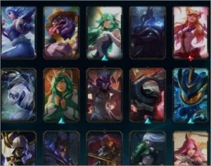conta level 144 com 196 skins 3 miticas 35 cromas 93 emotes - League of Legends LOL