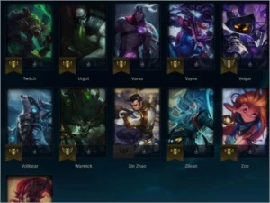 CONTA LOL UNRANKED NÍVEL 72 + 41 CAMPEÕES + 17 SKINS - League of Legends