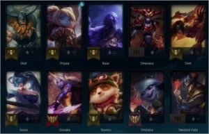 CONTA LOL UNRANKED NÍVEL 72 + 41 CAMPEÕES + 17 SKINS - League of Legends