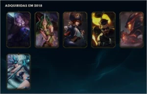 CONTA LOL UNRANKED NÍVEL 72 + 41 CAMPEÕES + 17 SKINS - League of Legends