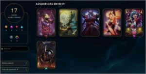 CONTA LOL UNRANKED NÍVEL 72 + 41 CAMPEÕES + 17 SKINS - League of Legends