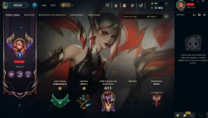 Conta Platina - Todos os campeões - 191 skinsdiamante - League of Legends LOL