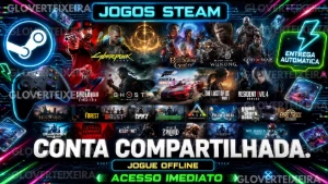 🎮 JOGOS STEAM | CONTA COMPARTILHADA | ACESSO IMEDIATO