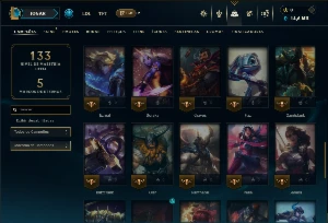 Esmeralda 2 com 55 Champs e 26 Skins - League of Legends LOL