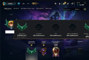Esmeralda 2 com 55 Champs e 26 Skins - League of Legends LOL