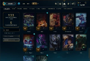 Esmeralda 2 com 55 Champs e 26 Skins - League of Legends LOL