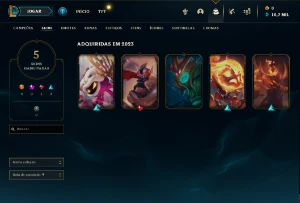 Smurf Platina 4 + Essencia Pra Trocar De Nick E 3 Reembolsos - League of Legends LOL